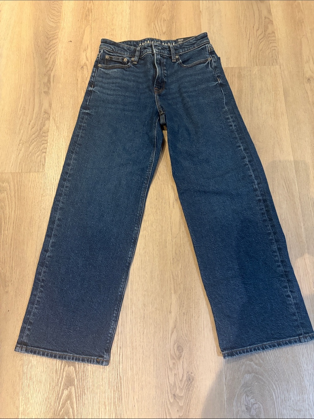 Classic Straight Leg Men’s Jeans in Dark Blue